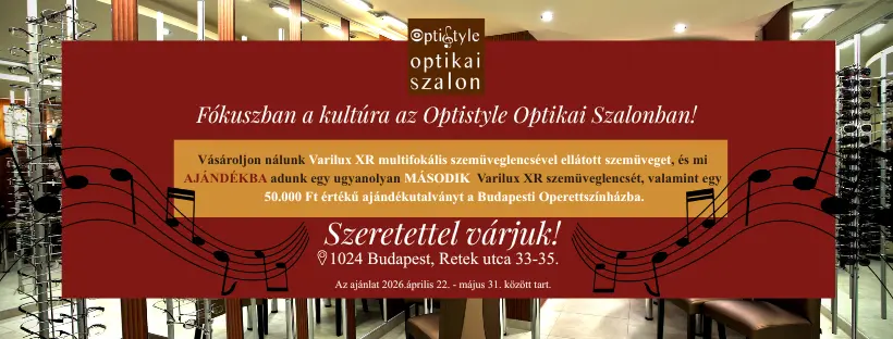 15 évesek lettünk – OptiStyle Optikai Szalon, Budapest