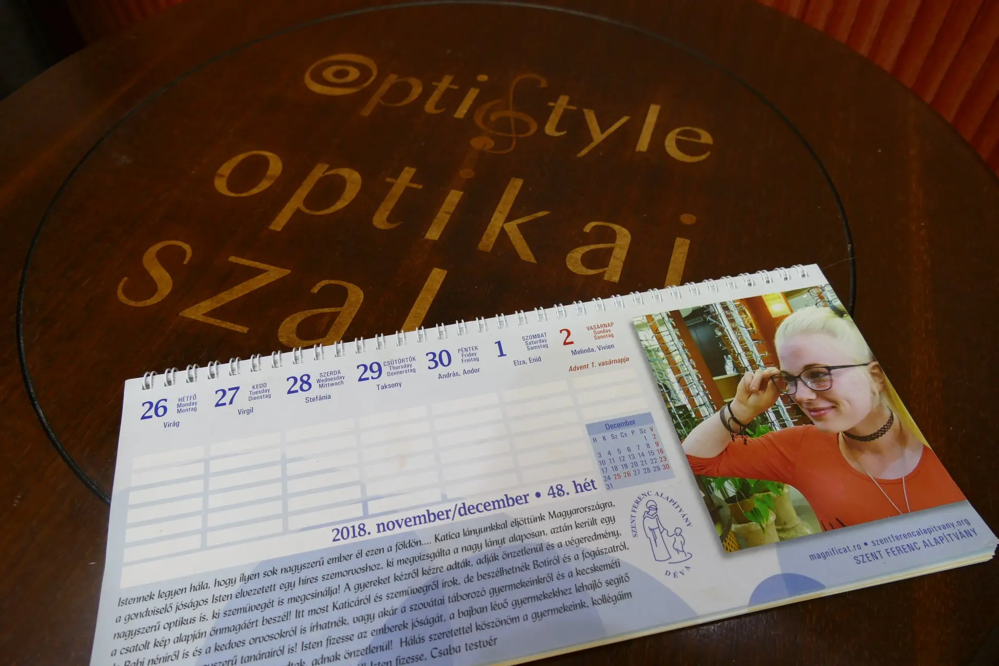 Csaba testvér naptár – Jótékonyság