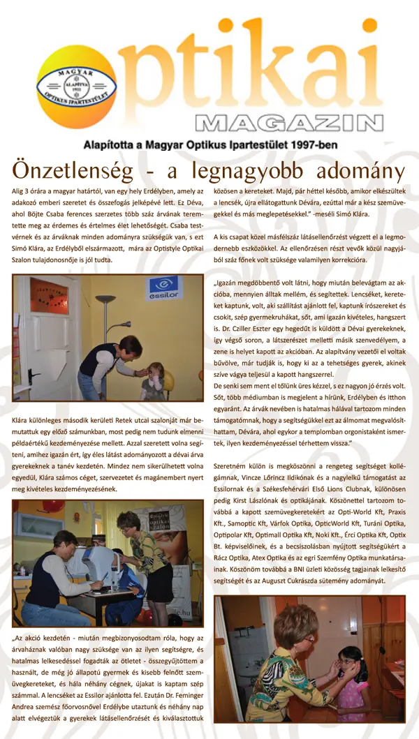 Optikai Magazin